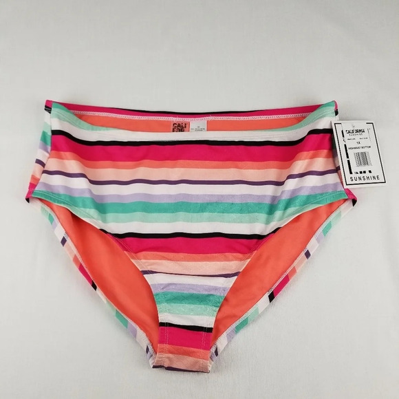 California Sunshine Other - California Sunshine Multi Color Swimsuit Bikini Bottoms